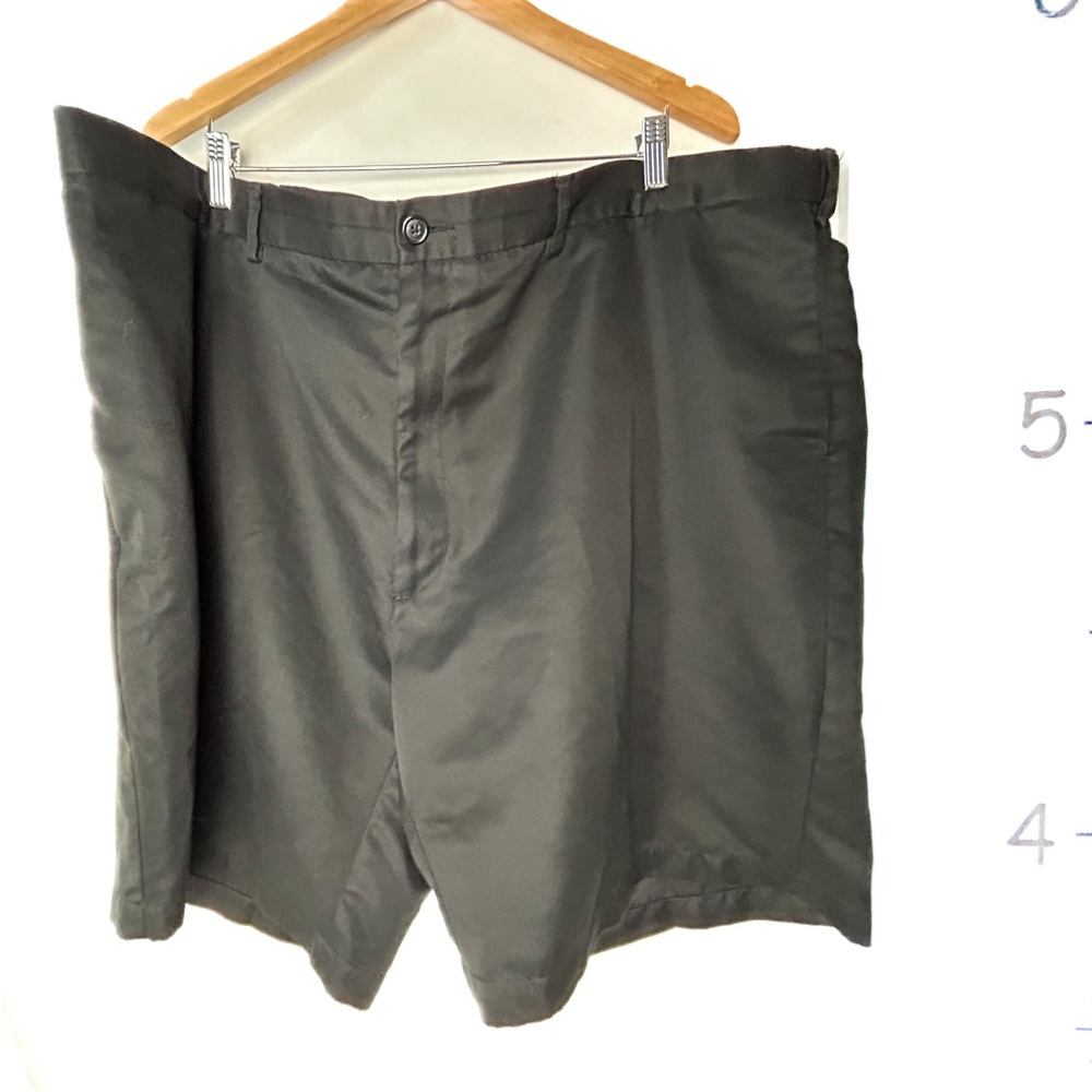 Roundtree & York Black Flat‎ Front Shorts Men's 50